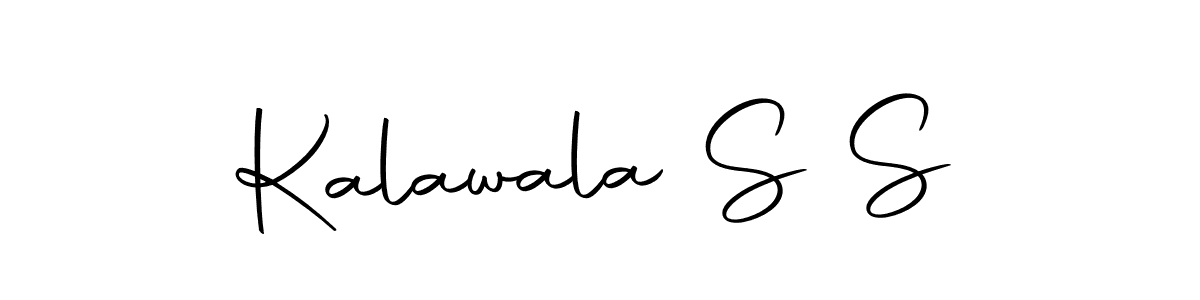 Create a beautiful signature design for name Kalawala S S. With this signature (Autography-DOLnW) fonts, you can make a handwritten signature for free. Kalawala S S signature style 10 images and pictures png