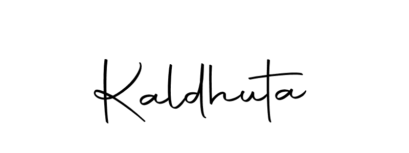 You should practise on your own different ways (Autography-DOLnW) to write your name (Kaldhuta) in signature. don't let someone else do it for you. Kaldhuta signature style 10 images and pictures png