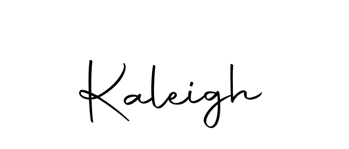 Use a signature maker to create a handwritten signature online. With this signature software, you can design (Autography-DOLnW) your own signature for name Kaleigh. Kaleigh signature style 10 images and pictures png