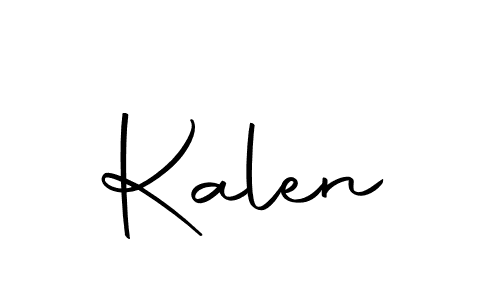 How to make Kalen signature? Autography-DOLnW is a professional autograph style. Create handwritten signature for Kalen name. Kalen signature style 10 images and pictures png