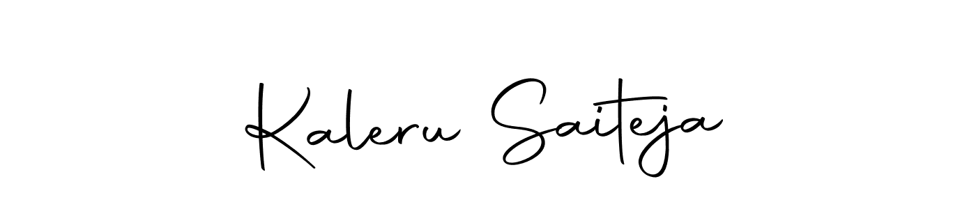 Make a beautiful signature design for name Kaleru Saiteja. Use this online signature maker to create a handwritten signature for free. Kaleru Saiteja signature style 10 images and pictures png