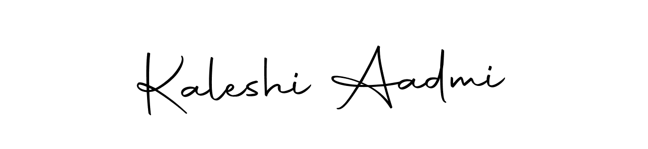 The best way (Autography-DOLnW) to make a short signature is to pick only two or three words in your name. The name Kaleshi Aadmi include a total of six letters. For converting this name. Kaleshi Aadmi signature style 10 images and pictures png