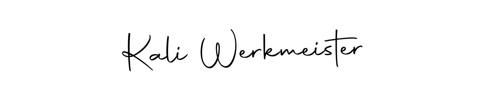 Use a signature maker to create a handwritten signature online. With this signature software, you can design (Autography-DOLnW) your own signature for name Kali Werkmeister. Kali Werkmeister signature style 10 images and pictures png