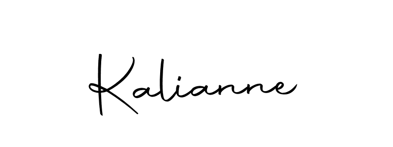 Create a beautiful signature design for name Kalianne. With this signature (Autography-DOLnW) fonts, you can make a handwritten signature for free. Kalianne signature style 10 images and pictures png