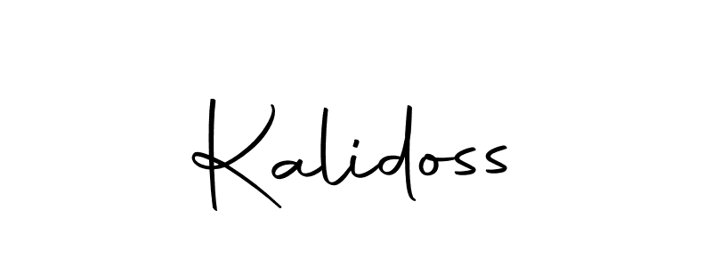 Make a beautiful signature design for name Kalidoss. Use this online signature maker to create a handwritten signature for free. Kalidoss signature style 10 images and pictures png