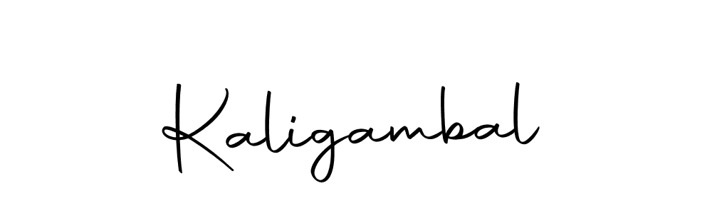 Make a beautiful signature design for name Kaligambal. With this signature (Autography-DOLnW) style, you can create a handwritten signature for free. Kaligambal signature style 10 images and pictures png