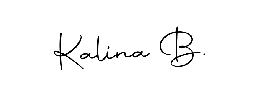 This is the best signature style for the Kalina B. name. Also you like these signature font (Autography-DOLnW). Mix name signature. Kalina B. signature style 10 images and pictures png