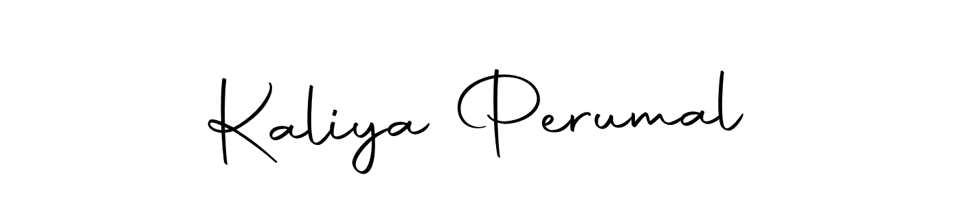 Use a signature maker to create a handwritten signature online. With this signature software, you can design (Autography-DOLnW) your own signature for name Kaliya Perumal. Kaliya Perumal signature style 10 images and pictures png