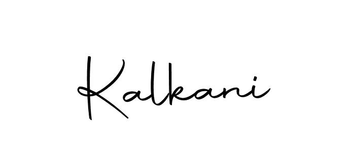 How to make Kalkani signature? Autography-DOLnW is a professional autograph style. Create handwritten signature for Kalkani name. Kalkani signature style 10 images and pictures png
