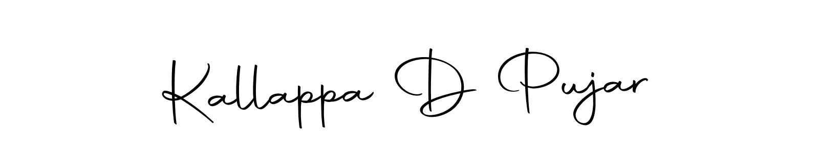 How to make Kallappa D Pujar signature? Autography-DOLnW is a professional autograph style. Create handwritten signature for Kallappa D Pujar name. Kallappa D Pujar signature style 10 images and pictures png