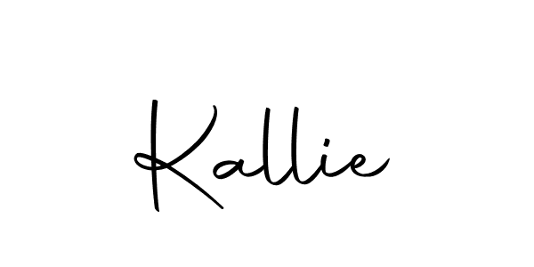 Kallie stylish signature style. Best Handwritten Sign (Autography-DOLnW) for my name. Handwritten Signature Collection Ideas for my name Kallie. Kallie signature style 10 images and pictures png