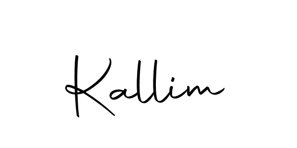 How to make Kallim signature? Autography-DOLnW is a professional autograph style. Create handwritten signature for Kallim name. Kallim signature style 10 images and pictures png