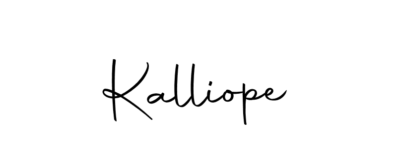 Kalliope stylish signature style. Best Handwritten Sign (Autography-DOLnW) for my name. Handwritten Signature Collection Ideas for my name Kalliope. Kalliope signature style 10 images and pictures png