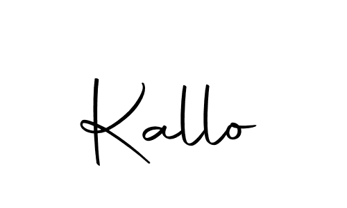 Use a signature maker to create a handwritten signature online. With this signature software, you can design (Autography-DOLnW) your own signature for name Kallo. Kallo signature style 10 images and pictures png