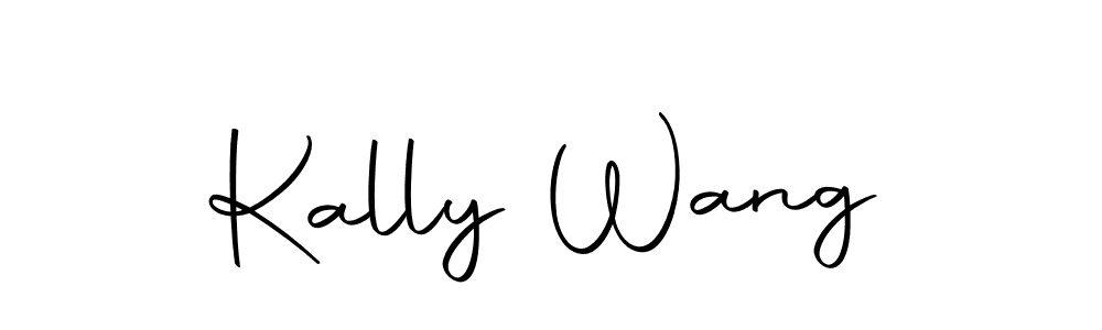 How to make Kally Wang name signature. Use Autography-DOLnW style for creating short signs online. This is the latest handwritten sign. Kally Wang signature style 10 images and pictures png