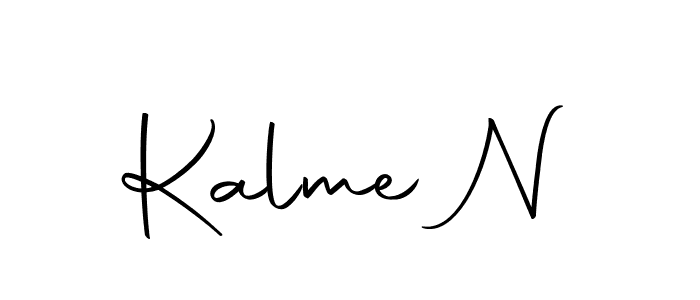 Make a beautiful signature design for name Kalme N. Use this online signature maker to create a handwritten signature for free. Kalme N signature style 10 images and pictures png