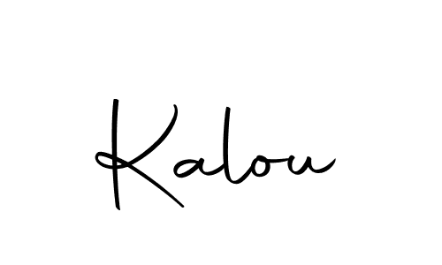 Create a beautiful signature design for name Kalou. With this signature (Autography-DOLnW) fonts, you can make a handwritten signature for free. Kalou signature style 10 images and pictures png