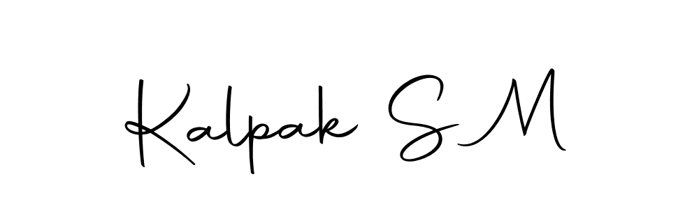 Similarly Autography-DOLnW is the best handwritten signature design. Signature creator online .You can use it as an online autograph creator for name Kalpak S M. Kalpak S M signature style 10 images and pictures png