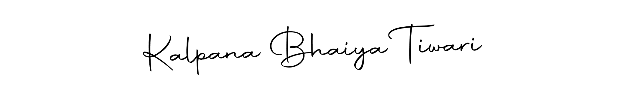 Also we have Kalpana Bhaiya Tiwari name is the best signature style. Create professional handwritten signature collection using Autography-DOLnW autograph style. Kalpana Bhaiya Tiwari signature style 10 images and pictures png