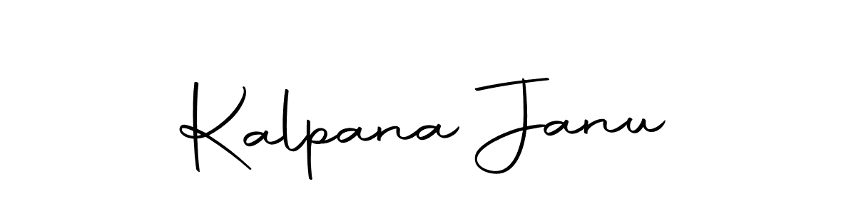 Create a beautiful signature design for name Kalpana Janu. With this signature (Autography-DOLnW) fonts, you can make a handwritten signature for free. Kalpana Janu signature style 10 images and pictures png