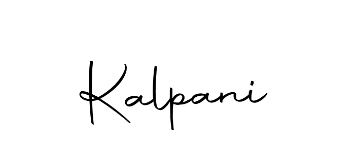 Create a beautiful signature design for name Kalpani. With this signature (Autography-DOLnW) fonts, you can make a handwritten signature for free. Kalpani signature style 10 images and pictures png