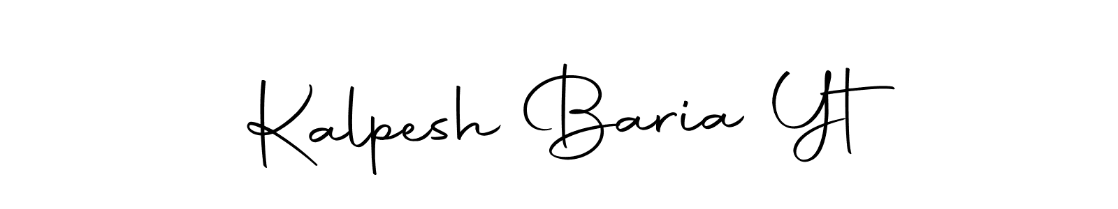 Use a signature maker to create a handwritten signature online. With this signature software, you can design (Autography-DOLnW) your own signature for name Kalpesh Baria Yt. Kalpesh Baria Yt signature style 10 images and pictures png