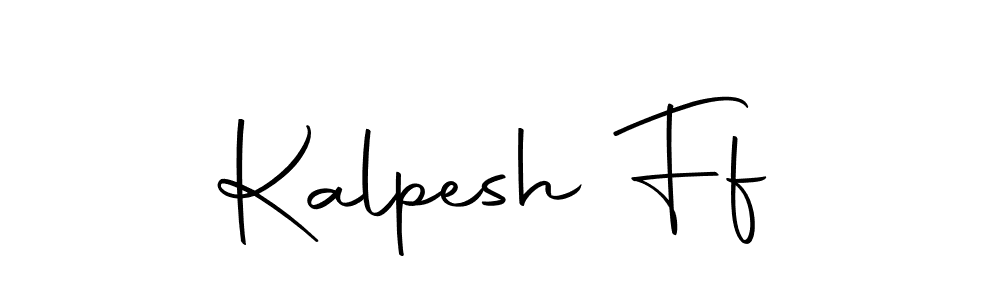 You should practise on your own different ways (Autography-DOLnW) to write your name (Kalpesh Ff) in signature. don't let someone else do it for you. Kalpesh Ff signature style 10 images and pictures png
