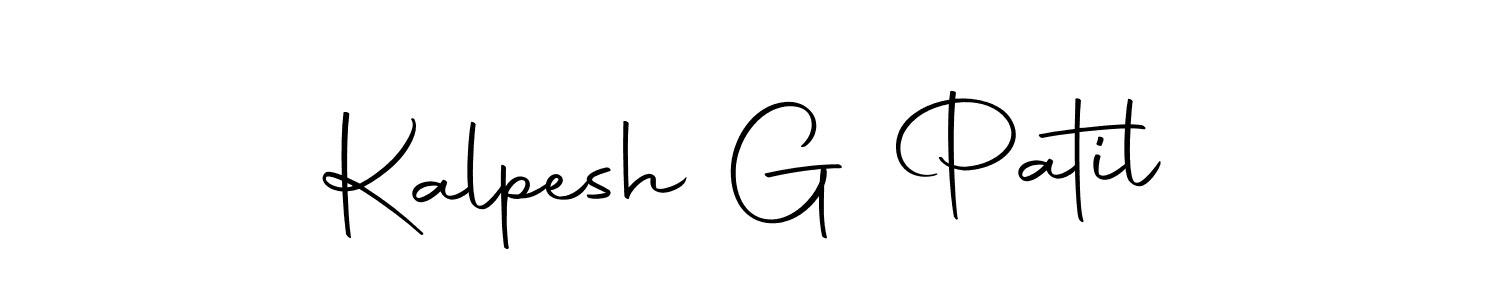 Use a signature maker to create a handwritten signature online. With this signature software, you can design (Autography-DOLnW) your own signature for name Kalpesh G Patil. Kalpesh G Patil signature style 10 images and pictures png