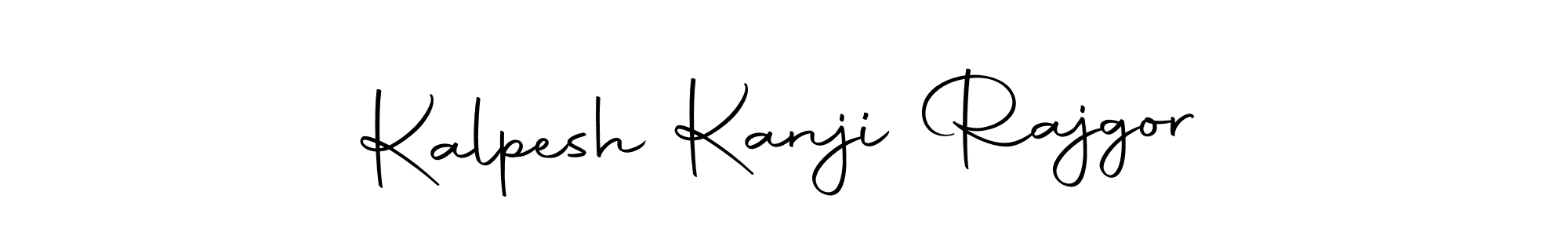 Make a beautiful signature design for name Kalpesh Kanji Rajgor. With this signature (Autography-DOLnW) style, you can create a handwritten signature for free. Kalpesh Kanji Rajgor signature style 10 images and pictures png