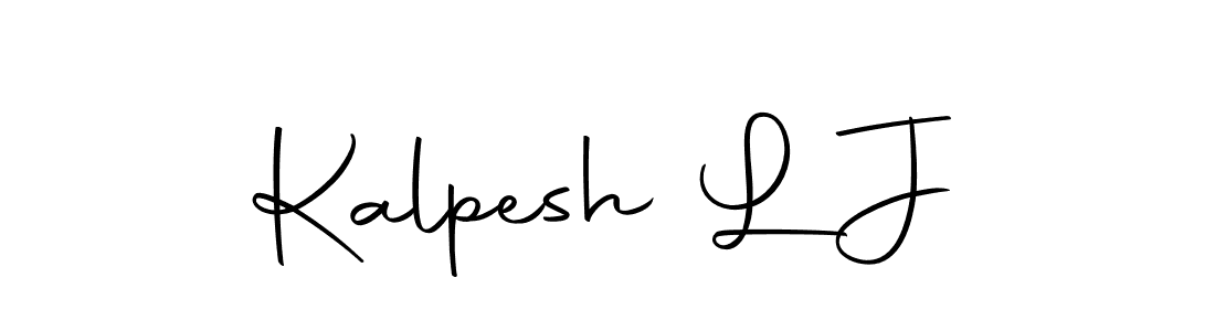 Best and Professional Signature Style for Kalpesh L J. Autography-DOLnW Best Signature Style Collection. Kalpesh L J signature style 10 images and pictures png