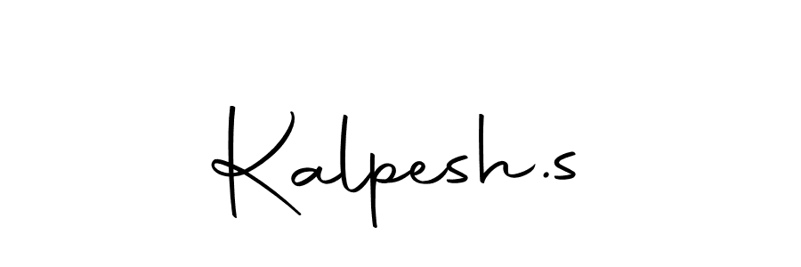 Use a signature maker to create a handwritten signature online. With this signature software, you can design (Autography-DOLnW) your own signature for name Kalpesh.s. Kalpesh.s signature style 10 images and pictures png