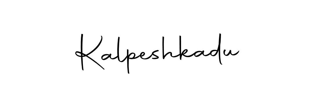 How to make Kalpeshkadu name signature. Use Autography-DOLnW style for creating short signs online. This is the latest handwritten sign. Kalpeshkadu signature style 10 images and pictures png