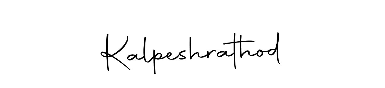 Use a signature maker to create a handwritten signature online. With this signature software, you can design (Autography-DOLnW) your own signature for name Kalpeshrathod. Kalpeshrathod signature style 10 images and pictures png