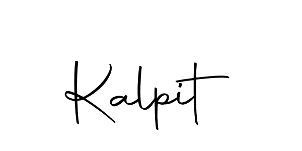 Create a beautiful signature design for name Kalpit. With this signature (Autography-DOLnW) fonts, you can make a handwritten signature for free. Kalpit signature style 10 images and pictures png