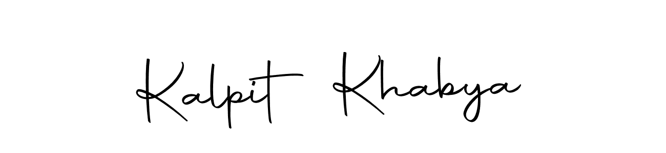 Kalpit Khabya stylish signature style. Best Handwritten Sign (Autography-DOLnW) for my name. Handwritten Signature Collection Ideas for my name Kalpit Khabya. Kalpit Khabya signature style 10 images and pictures png