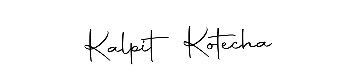 How to make Kalpit Kotecha name signature. Use Autography-DOLnW style for creating short signs online. This is the latest handwritten sign. Kalpit Kotecha signature style 10 images and pictures png