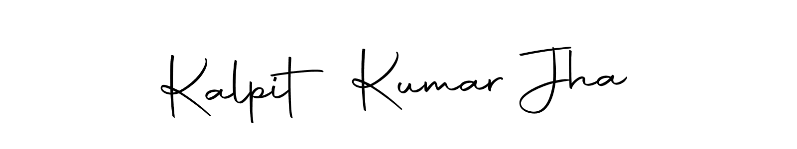 Design your own signature with our free online signature maker. With this signature software, you can create a handwritten (Autography-DOLnW) signature for name Kalpit Kumar Jha. Kalpit Kumar Jha signature style 10 images and pictures png