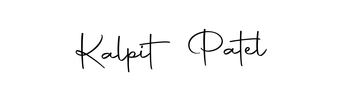 Make a beautiful signature design for name Kalpit Patel. With this signature (Autography-DOLnW) style, you can create a handwritten signature for free. Kalpit Patel signature style 10 images and pictures png