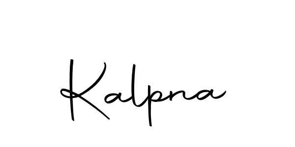 Design your own signature with our free online signature maker. With this signature software, you can create a handwritten (Autography-DOLnW) signature for name Kalpna. Kalpna signature style 10 images and pictures png