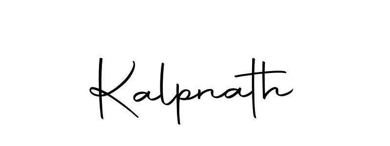 Use a signature maker to create a handwritten signature online. With this signature software, you can design (Autography-DOLnW) your own signature for name Kalpnath. Kalpnath signature style 10 images and pictures png