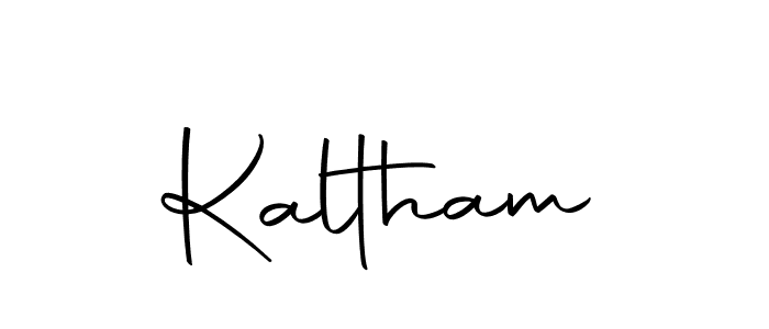 Create a beautiful signature design for name Kaltham. With this signature (Autography-DOLnW) fonts, you can make a handwritten signature for free. Kaltham signature style 10 images and pictures png