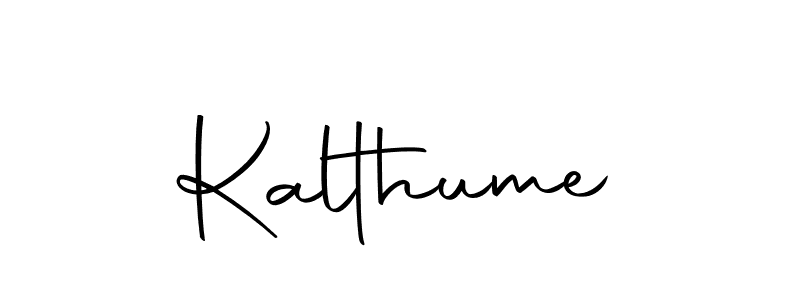 Make a beautiful signature design for name Kalthume. Use this online signature maker to create a handwritten signature for free. Kalthume signature style 10 images and pictures png