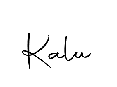 Create a beautiful signature design for name Kalu. With this signature (Autography-DOLnW) fonts, you can make a handwritten signature for free. Kalu signature style 10 images and pictures png