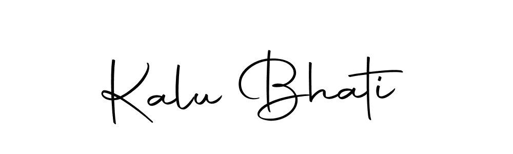 Here are the top 10 professional signature styles for the name Kalu Bhati. These are the best autograph styles you can use for your name. Kalu Bhati signature style 10 images and pictures png