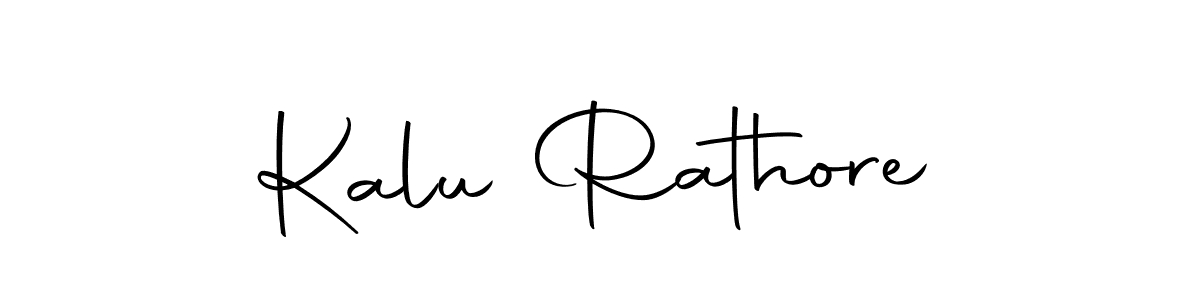 Create a beautiful signature design for name Kalu Rathore. With this signature (Autography-DOLnW) fonts, you can make a handwritten signature for free. Kalu Rathore signature style 10 images and pictures png