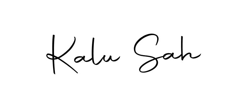 Kalu Sah stylish signature style. Best Handwritten Sign (Autography-DOLnW) for my name. Handwritten Signature Collection Ideas for my name Kalu Sah. Kalu Sah signature style 10 images and pictures png