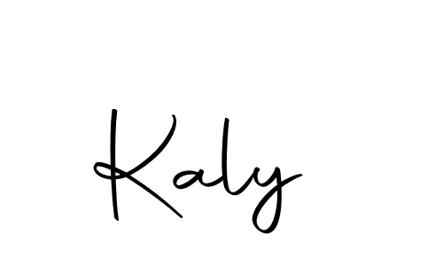 Design your own signature with our free online signature maker. With this signature software, you can create a handwritten (Autography-DOLnW) signature for name Kaly . Kaly  signature style 10 images and pictures png