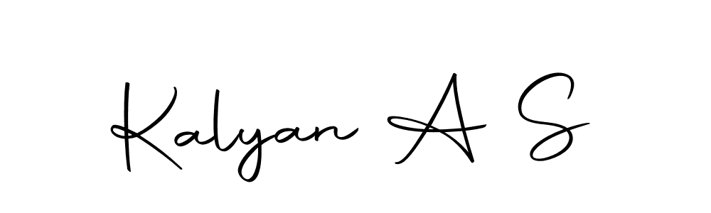 The best way (Autography-DOLnW) to make a short signature is to pick only two or three words in your name. The name Kalyan A S include a total of six letters. For converting this name. Kalyan A S signature style 10 images and pictures png