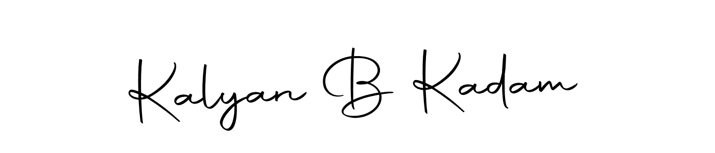 Also we have Kalyan B Kadam name is the best signature style. Create professional handwritten signature collection using Autography-DOLnW autograph style. Kalyan B Kadam signature style 10 images and pictures png