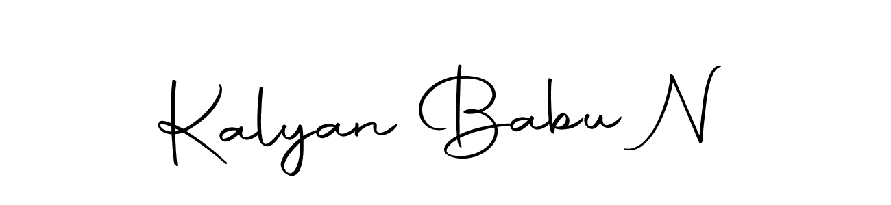 The best way (Autography-DOLnW) to make a short signature is to pick only two or three words in your name. The name Kalyan Babu N include a total of six letters. For converting this name. Kalyan Babu N signature style 10 images and pictures png